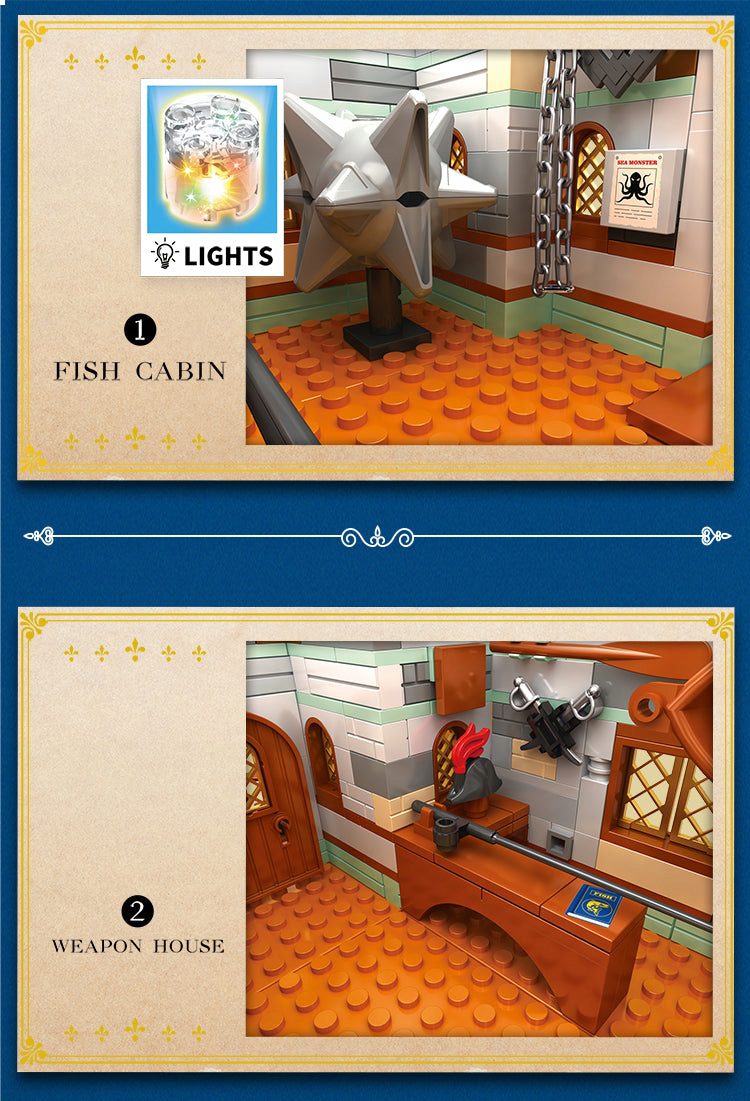 Klocki Reobrix 66007 Chatka Rybaka 2450 el. - obrazek 6