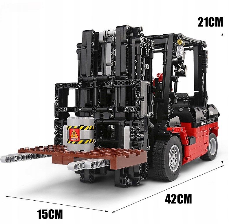 Klocki Mould King 13106S Zdalnie Sterowany Wózek Widłowy 1904 el. - obrazek 7