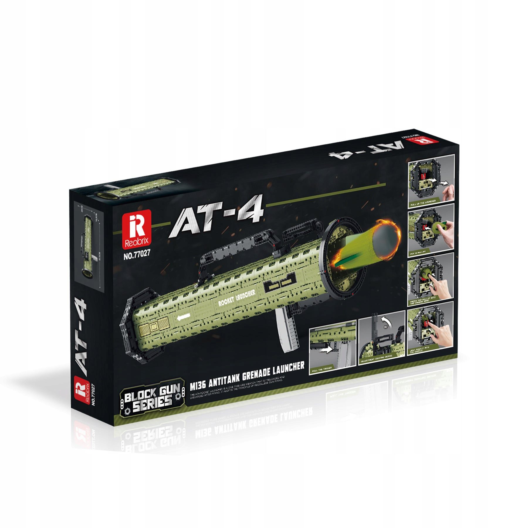Klocki Reobrix 77027 Granatnik AT-4 1748 el. - obrazek 5