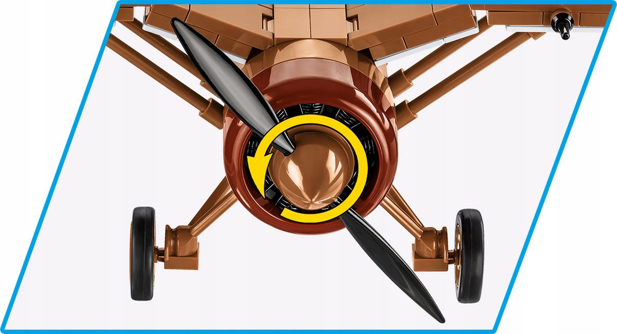 Klocki Cobi 5742 Polski Samolot Myśliwski PZL P.11c 320 el. - obrazek 15