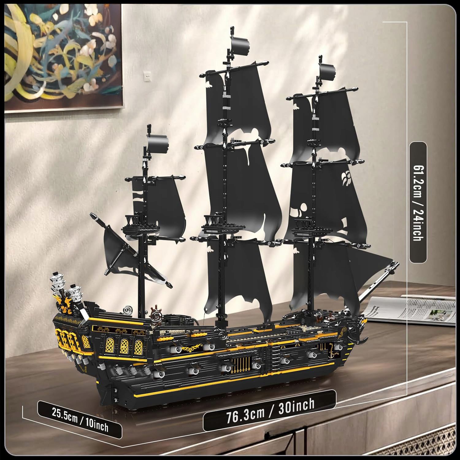 Klocki Mould King 13199 - Starek Piracki Widmo 3180 el. - obrazek 5