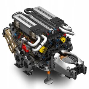 Klocki Mould King 10131 – Silnik W16 