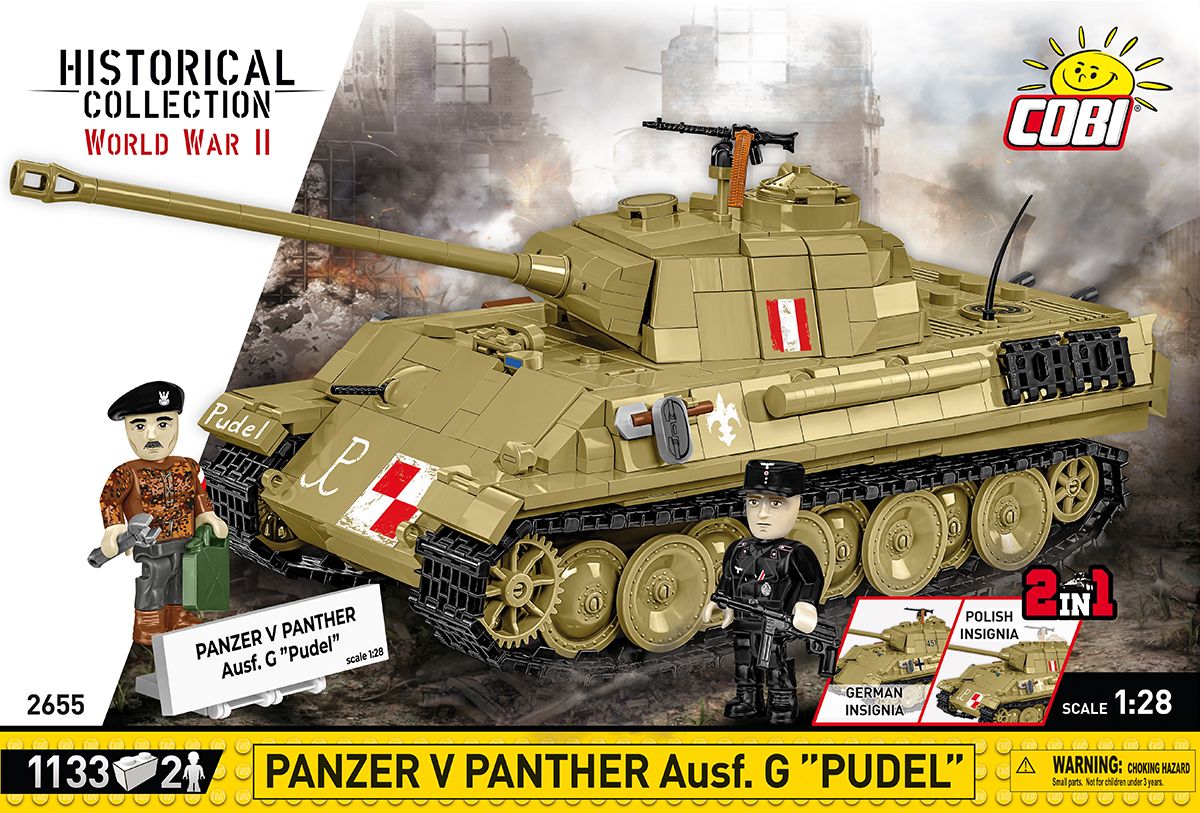 Klocki Cobi 2655 Panzer V Panther Ausf. G "Pudel" 1133 el. - obrazek 2