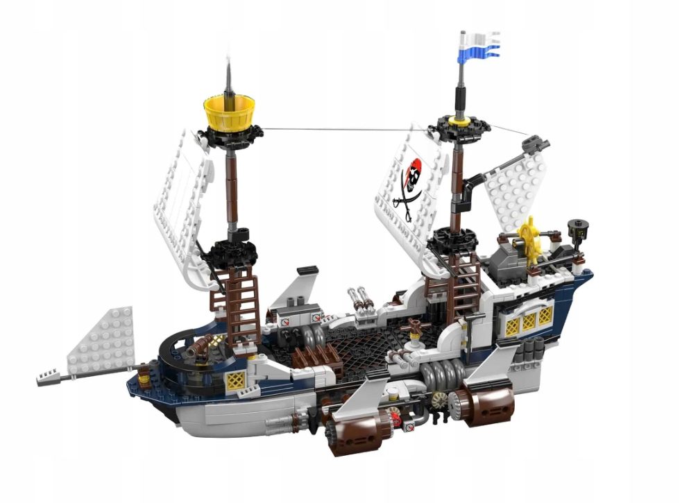 Klocki Mould King 10147 Podniebny Statek Piracki 1281 el. - obrazek 3