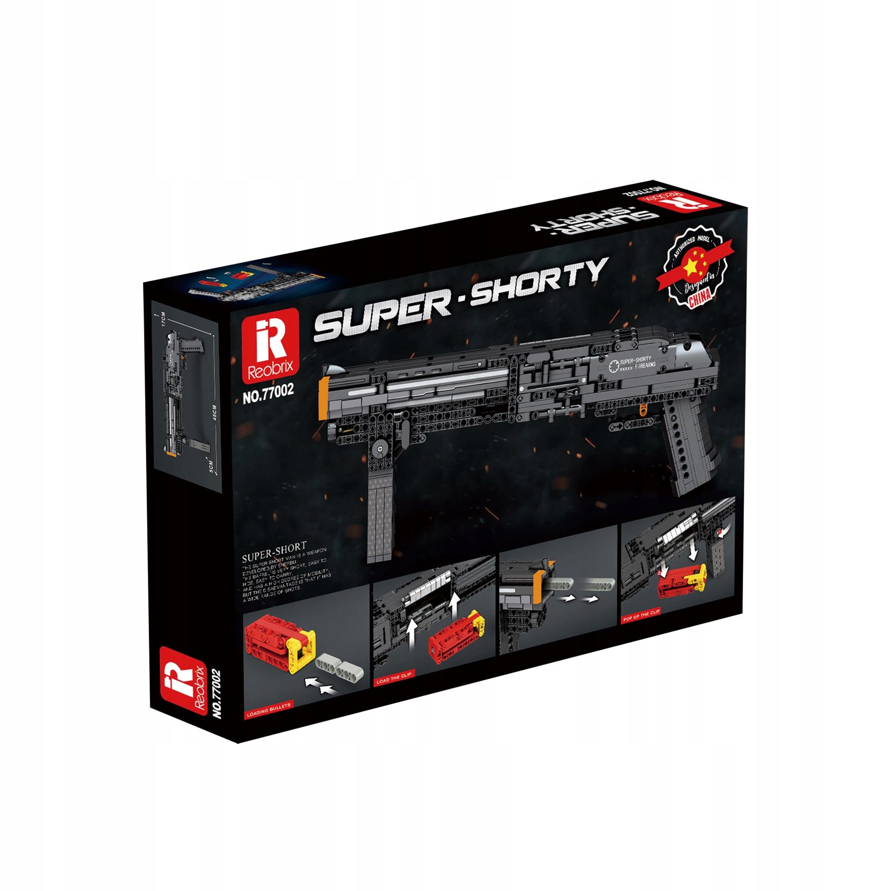 Klocki Reobrix 77002 Strzelający Shotgun z Klocków 882 el. - obrazek 2