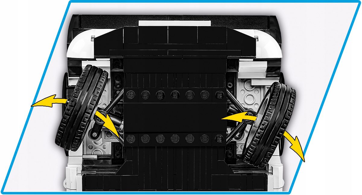 Klocki Cobi 24358 Volkswagen Golf GTI (1976-1983) - Executive Edition 1743 el. - obrazek 7