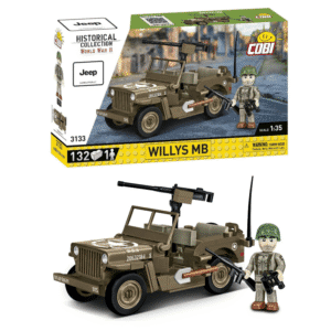 Klocki Cobi 3133 HC WWII Willys MB 132 el.