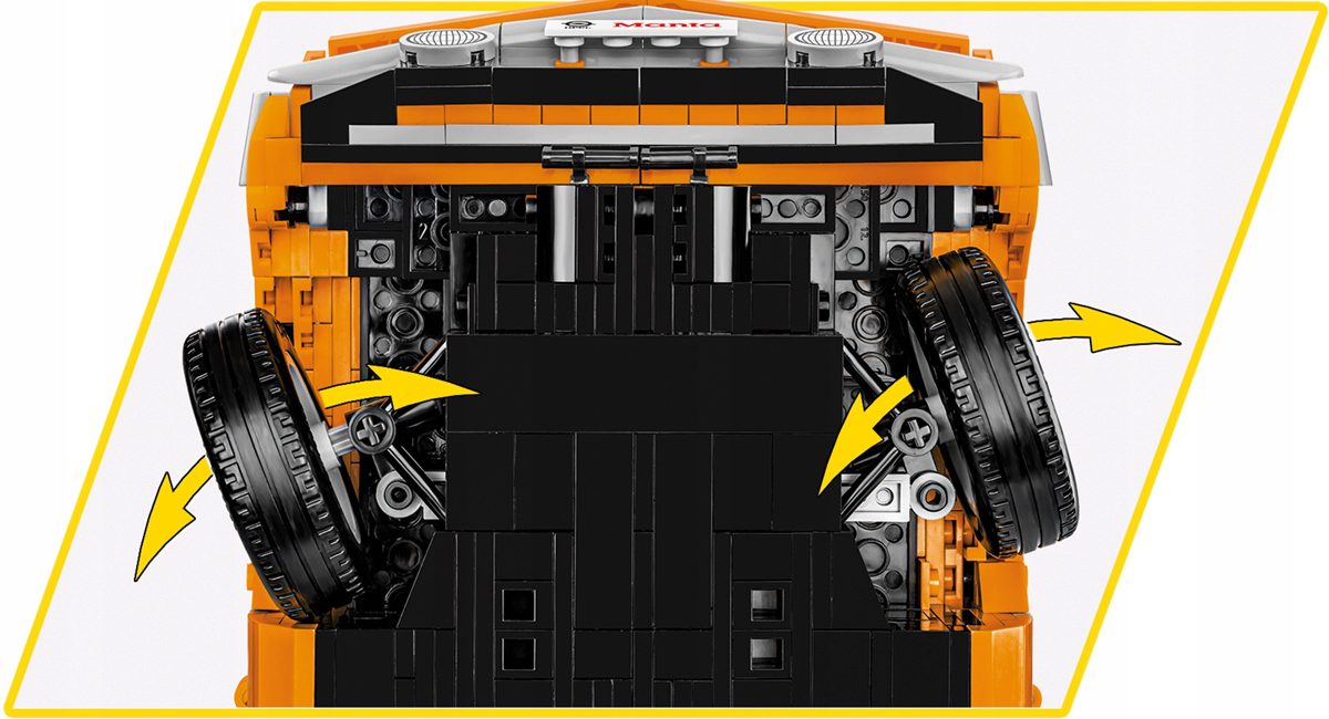Klocki Cobi 24349 Opel Manta A GT/E 1938 el. - obrazek 10