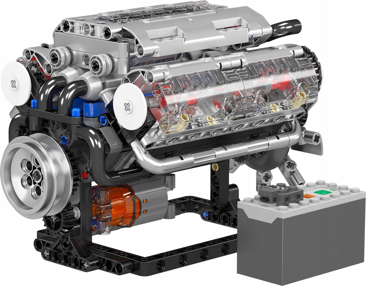 Klocki Mould King 10088S - Model Silnika V8 552 el. - obrazek 3