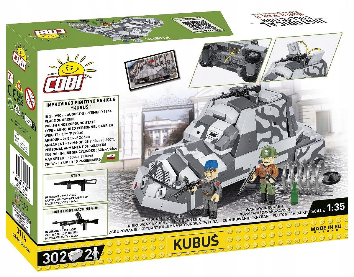 Klocki Cobi 3114 HC WWII Kubuś 302 el. - obrazek 3