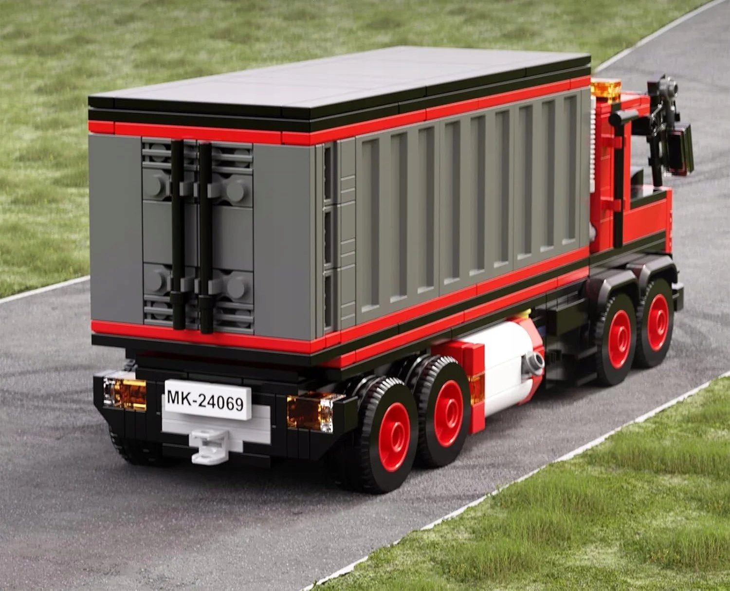 Klocki Mould King 24069 - TIR z naczepą - 630 el. - obrazek 5