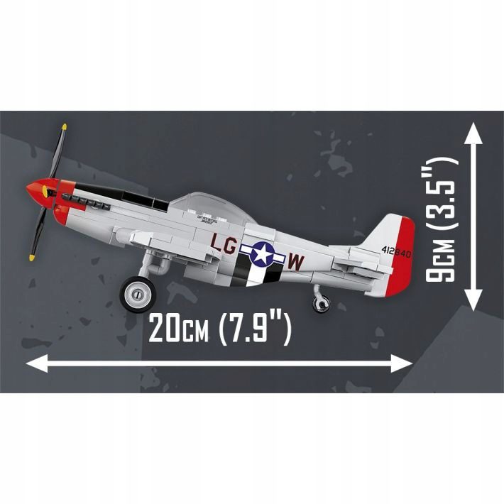 Klocki Cobi 5847 Top Gun Maverick P-51D Mustang 150 el. - obrazek 5