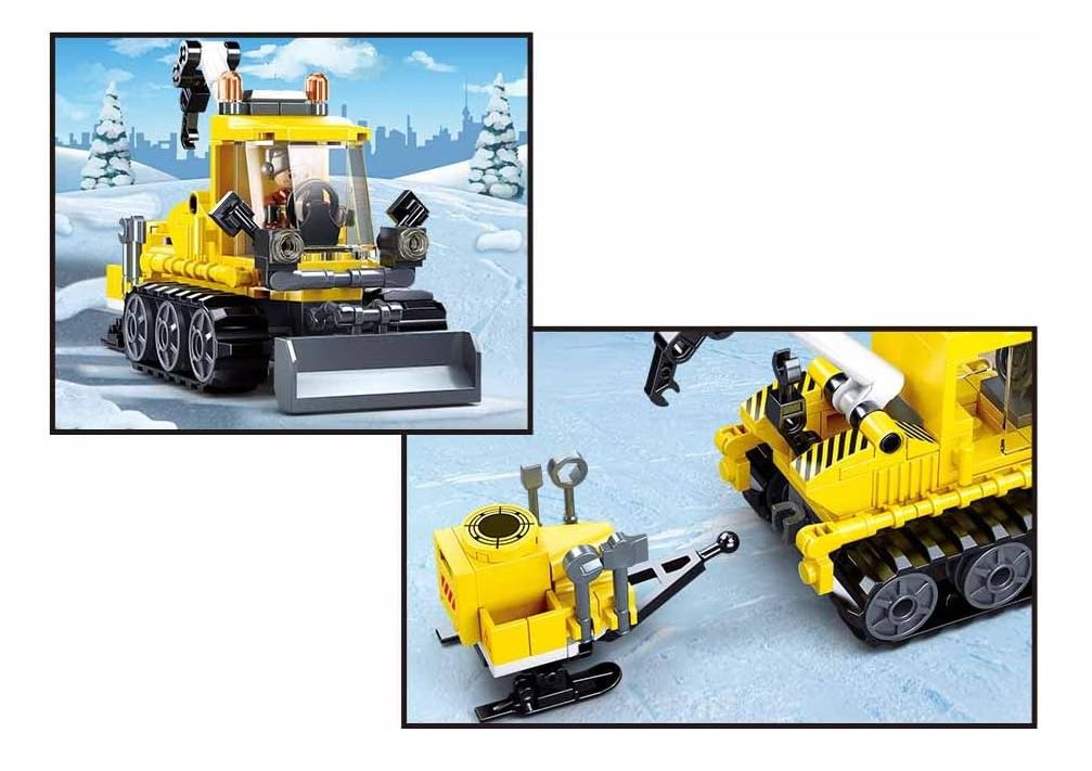 Klocki Sluban M38-B0952 - Ratunkowy Pług Śnieżny 145 el. - obrazek 4