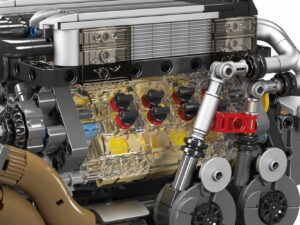 Klocki Mould King 10131 – Silnik W16 