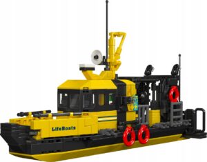 Mould King 10080 – Łódź Ratunkowa
