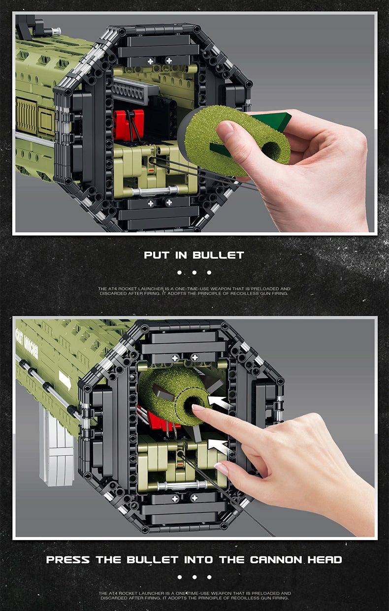 Klocki Reobrix 77027 Granatnik AT-4 1748 el. - obrazek 7