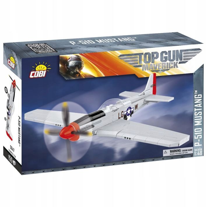 Klocki Cobi 5847 Top Gun Maverick P-51D Mustang 150 el. - obrazek 2