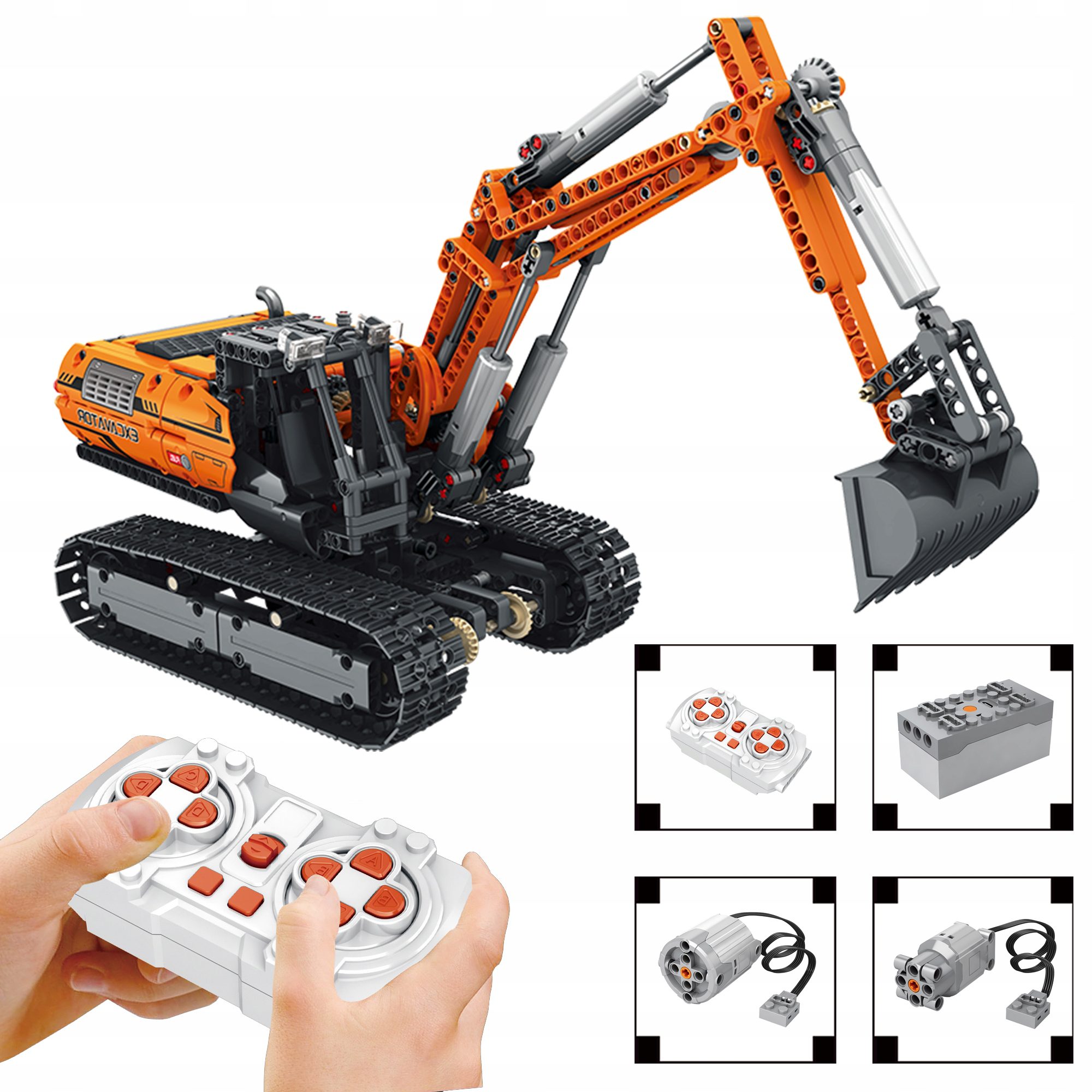 Klocki Reobrix 22003 Zdalnie Sterowana Koparka 1106 el. - obrazek 7