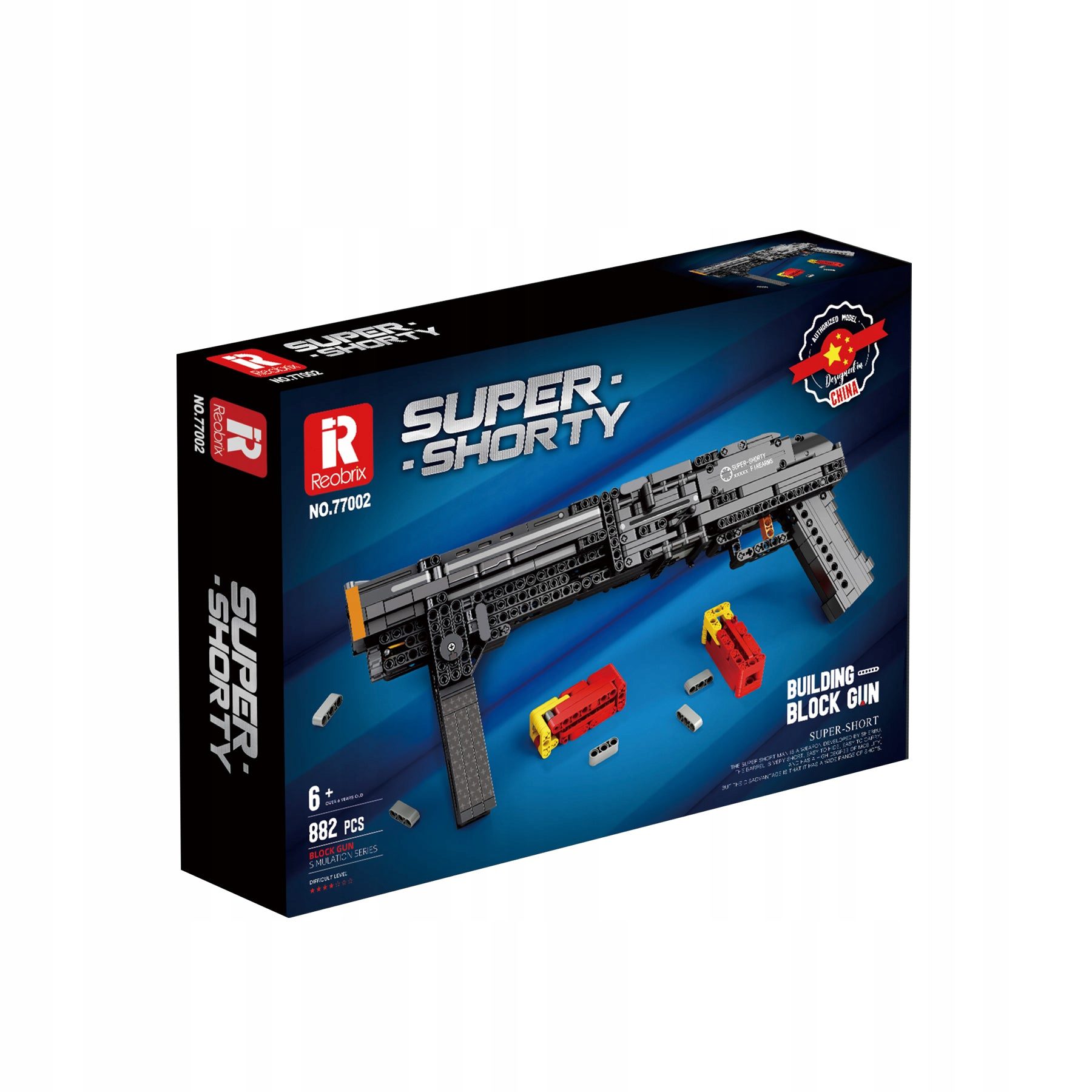 Klocki Reobrix 77002 Strzelający Shotgun z Klocków 882 el. - obrazek 3