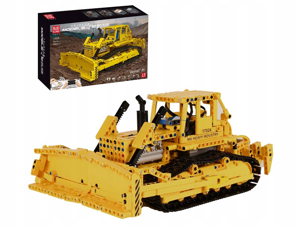Klocki Mould King 17024 Zdalnie Sterowany Buldożer 1003 el.