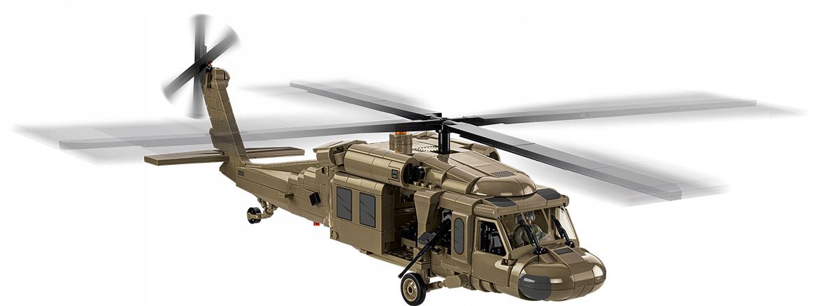 Klocki Cobi 5906 Śmigłowiec Sikorsky UH-60 Black Hawk 928 el. - obrazek 4