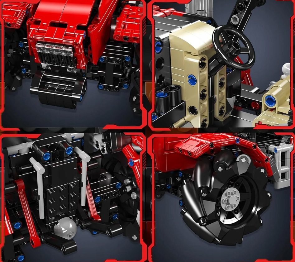 Klocki Mould King 18037 - Zdalnie Sterowany Traktor 1392 el. - obrazek 4