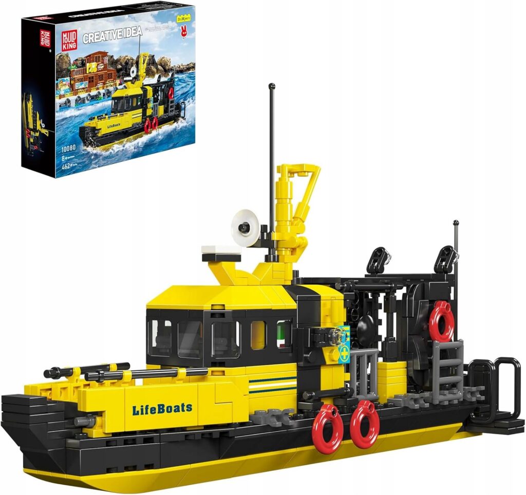 Mould King 10080 – Łódź Ratunkowa