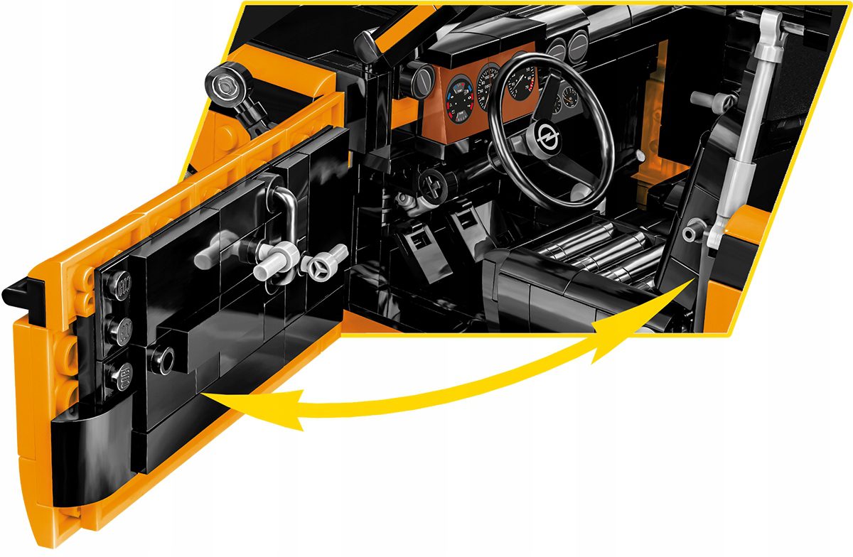 Klocki Cobi 24349 Opel Manta A GT/E 1938 el. - obrazek 7