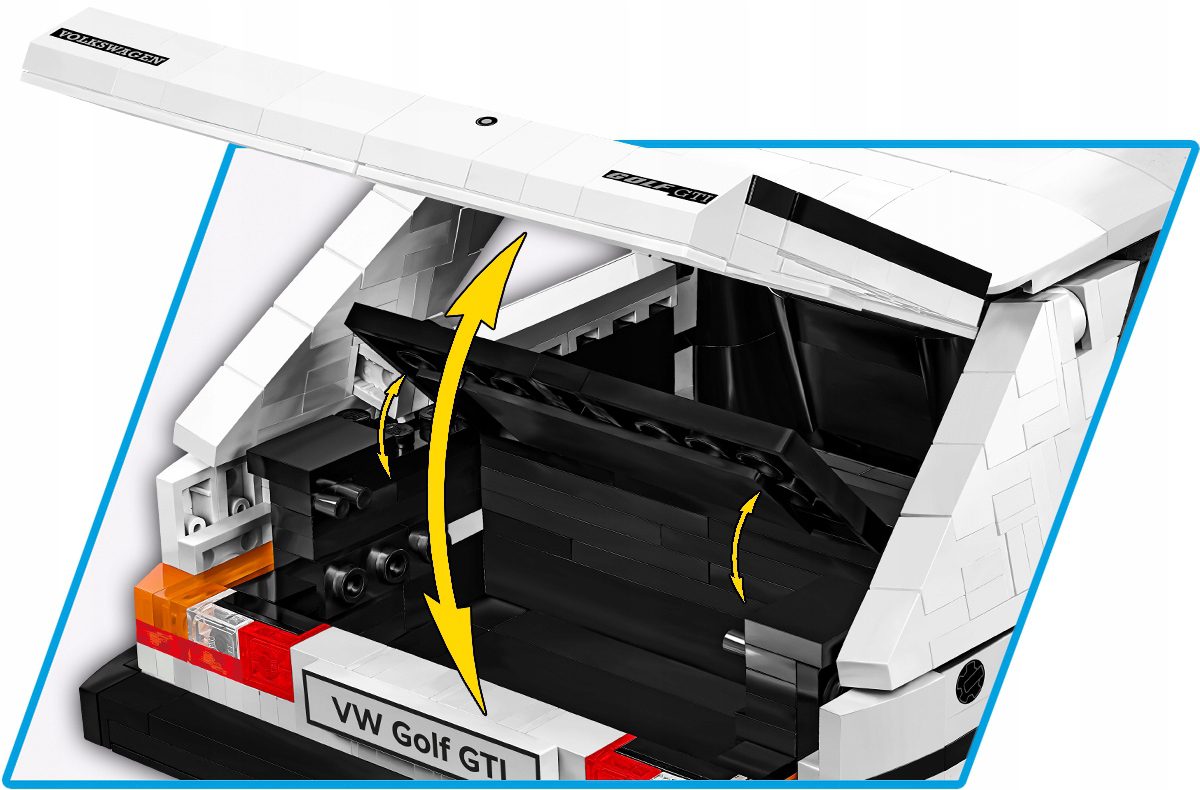 Klocki Cobi 24358 Volkswagen Golf GTI (1976-1983) - Executive Edition 1743 el. - obrazek 9