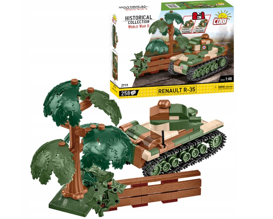 Cobi 2719 Czołg Renault R-35 258 el.