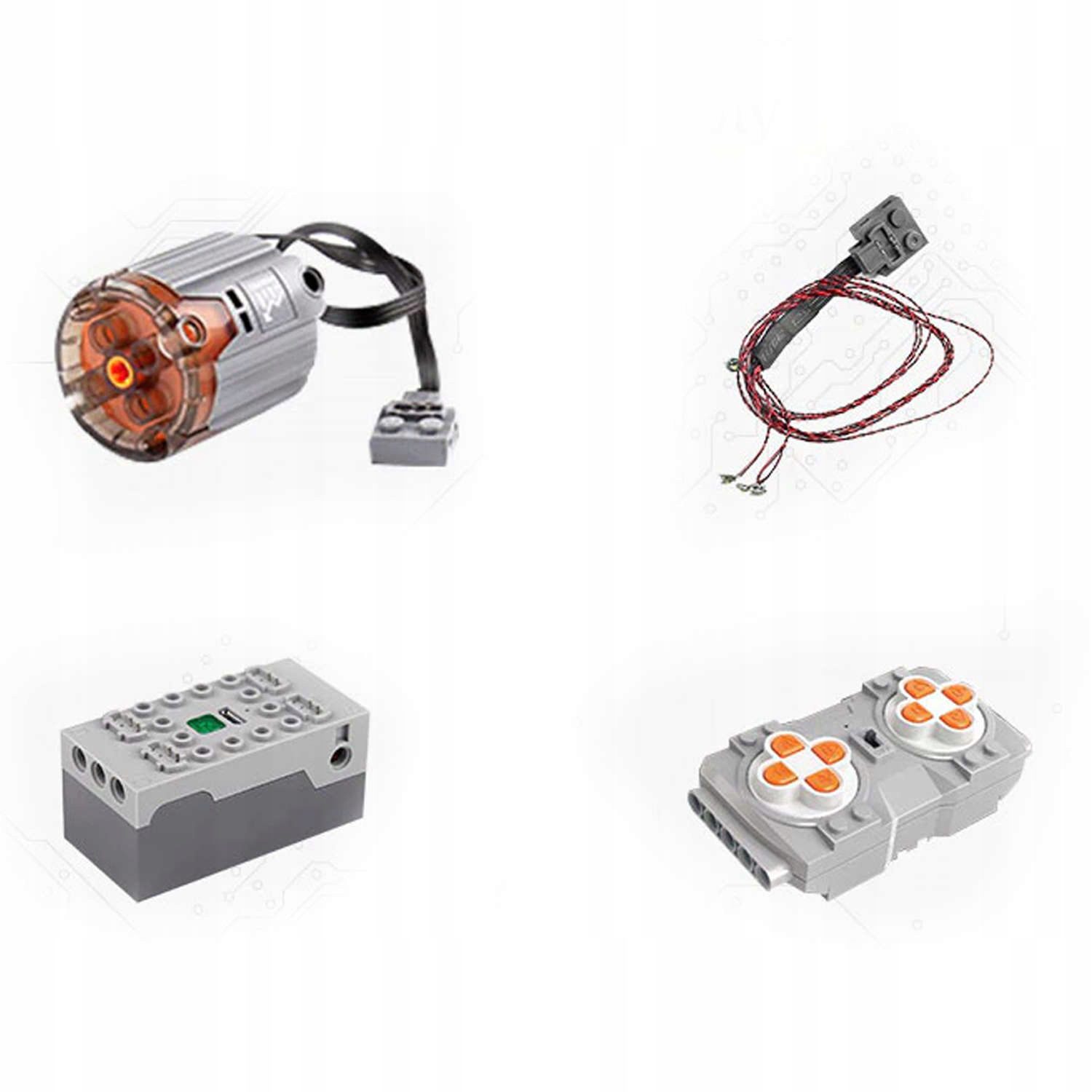 Klocki Mould King 12001 Zdalnie Sterowany Pociąg Kolejka NJ2 Diesel 2086 el. - obrazek 12