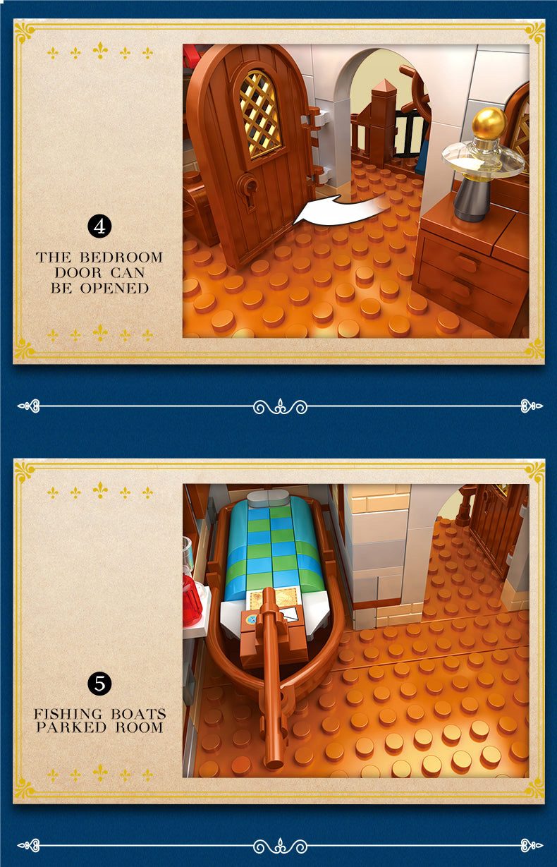 Klocki Reobrix 66007 Chatka Rybaka 2450 el. - obrazek 8