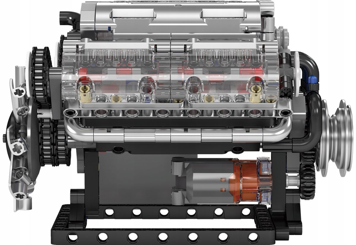 Klocki Mould King 10088S - Model Silnika V8 552 el. - obrazek 8