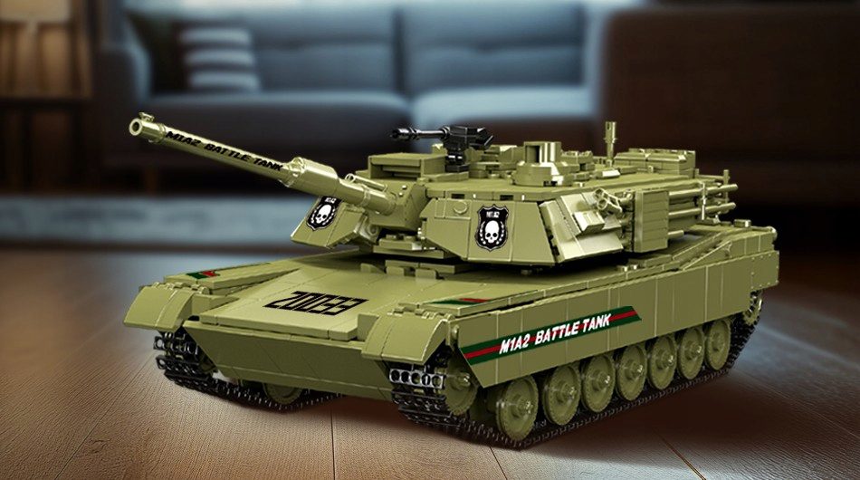 Klocki Mould King 20033 Zdalnie Sterowany Czołg M1A2 1168 el. - obrazek 8