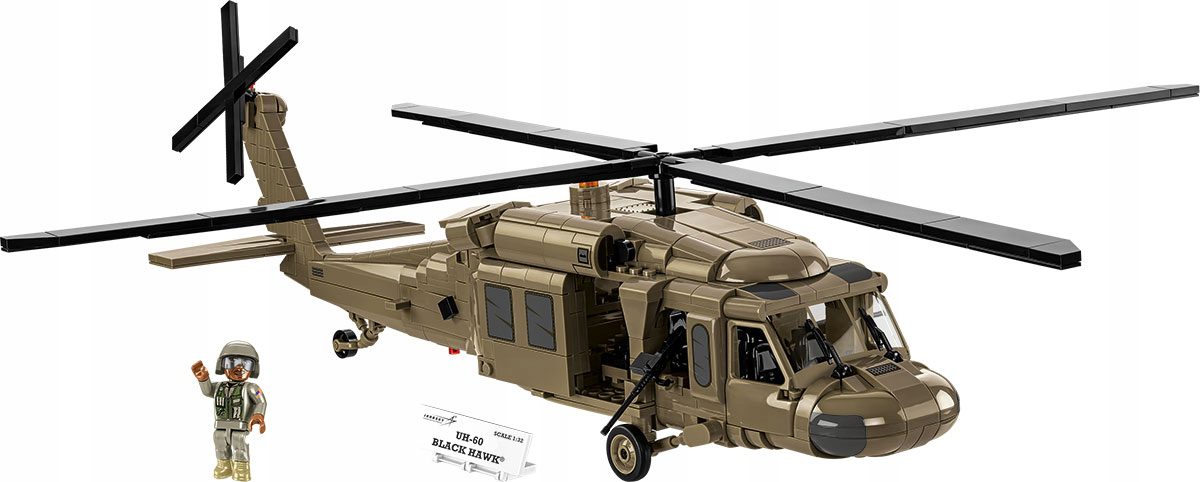 Klocki Cobi 5906 Śmigłowiec Sikorsky UH-60 Black Hawk 928 el. - obrazek 5