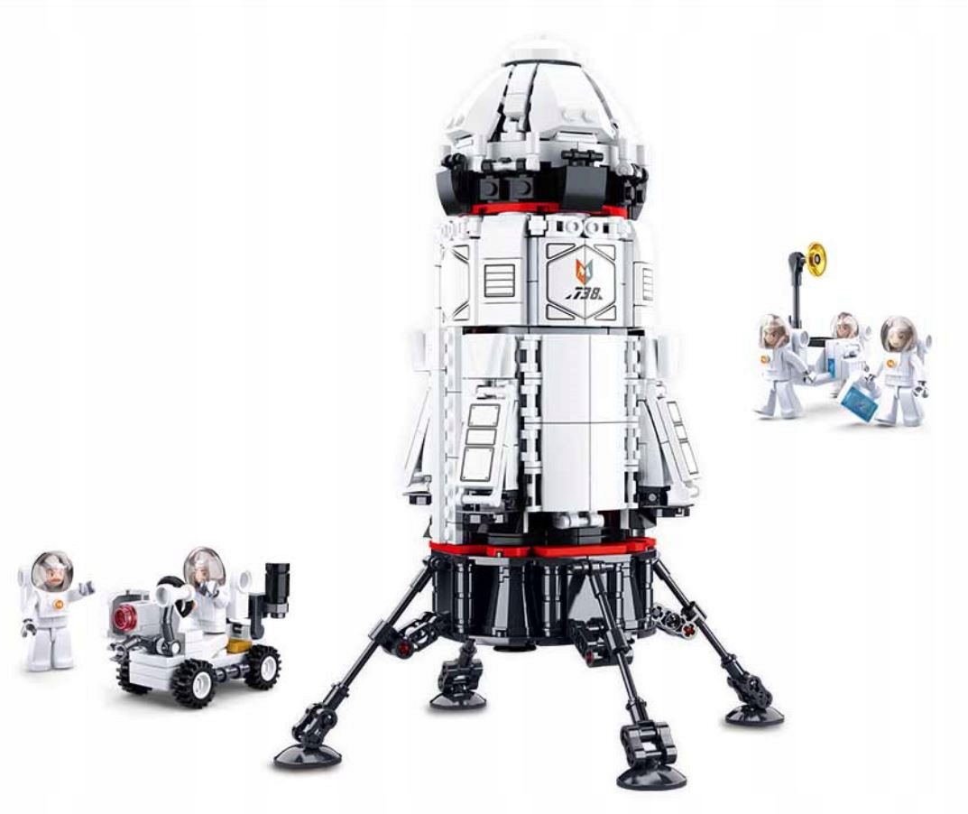Klocki Sluban M38-B0738 - Kosmiczna Baza Badawcza 733 el. - obrazek 5