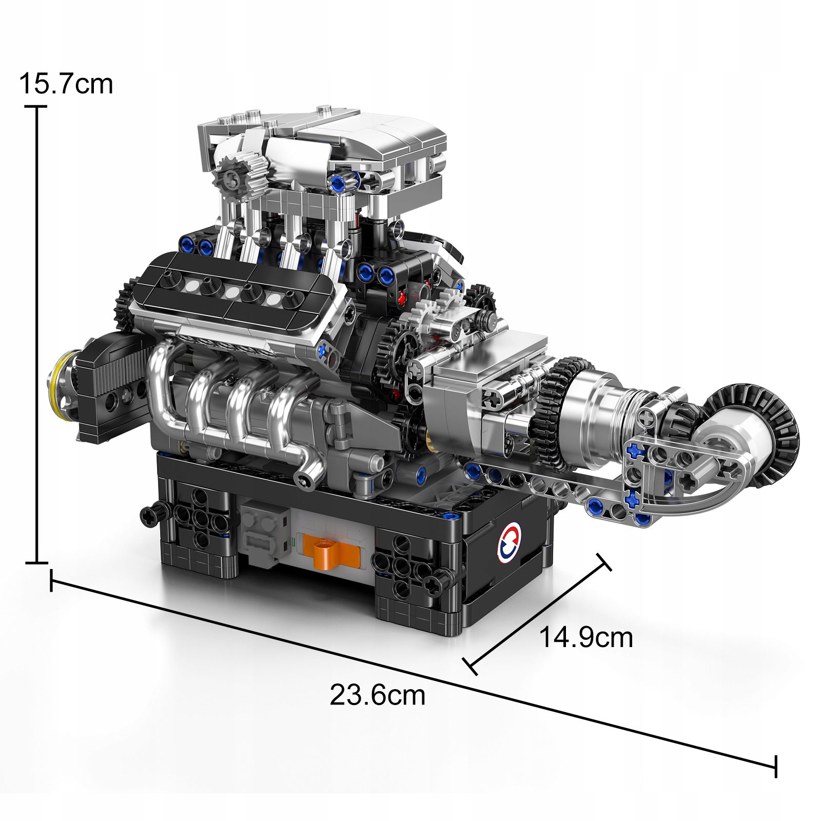 Klocki Mould King 10206 Silnik V8 737 el. - obrazek 5