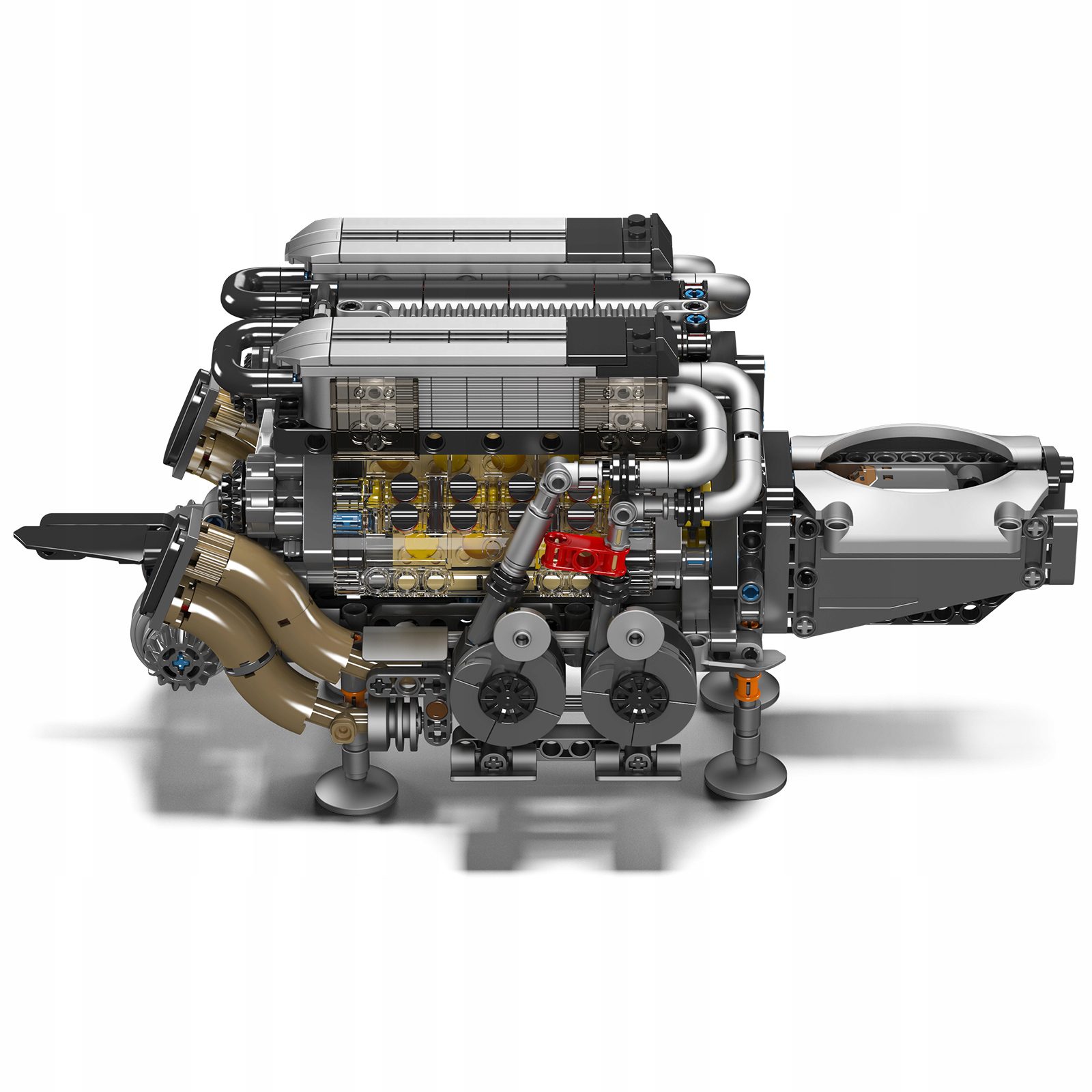 Klocki Mould King 10131 (W16) Silnik Szesnastocylindrowy 952 el. - obrazek 4