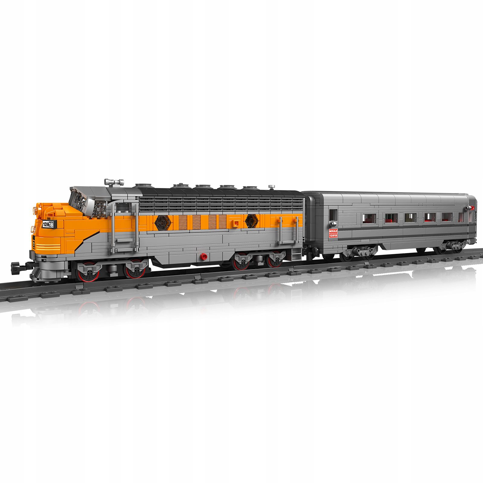 Klocki Mould King 12018s Lokomotywa Spalinowa EMD F7 WP 1751 el. - obrazek 2