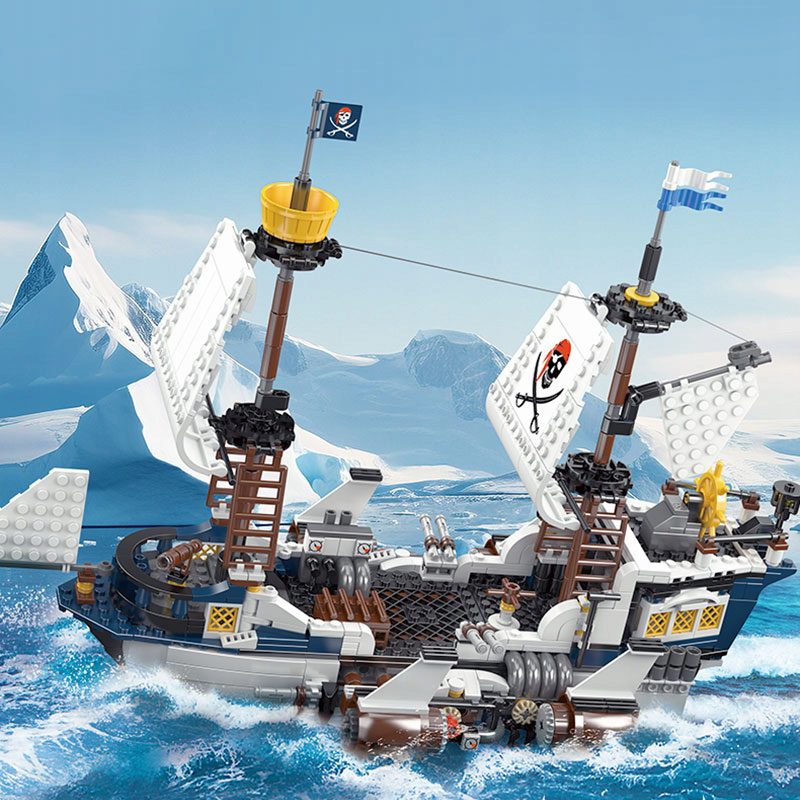 Klocki Mould King 10147 Podniebny Statek Piracki 1281 el. - obrazek 5
