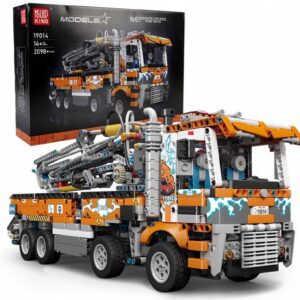Klocki Mould King 19014S Ciężarówka Pneumatyczna Pompa Do Betonu 2098 el.