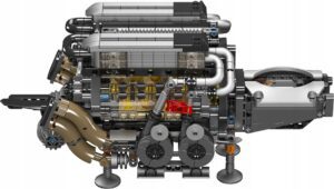 Klocki Mould King 10131 – Silnik W16