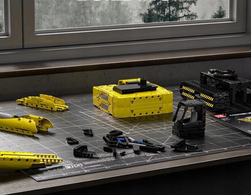 Klocki Mould King 15061 Zdalnie Sterowana Koparka Gąsienicowa 1113 el. - obrazek 6
