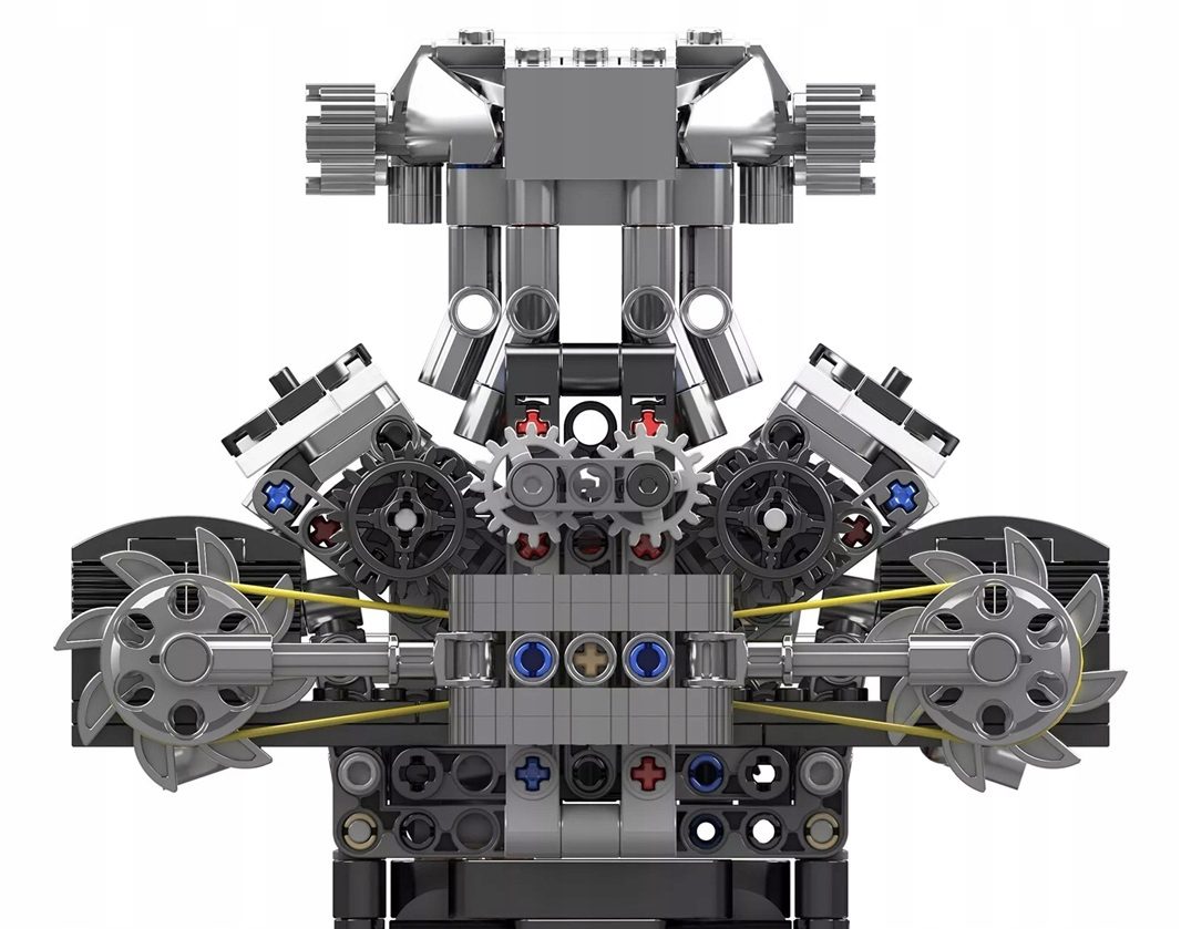 Klocki Mould King 10206 Silnik V8 737 el. - obrazek 7