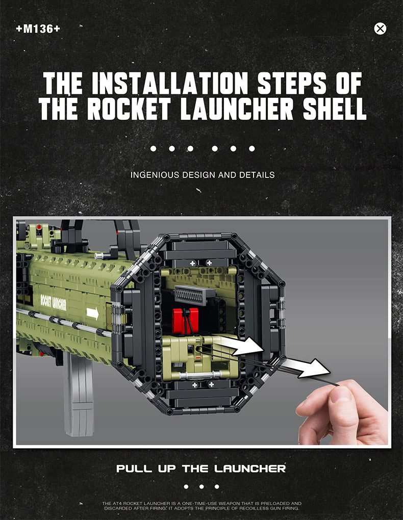 Klocki Reobrix 77027 Granatnik AT-4 1748 el. - obrazek 6