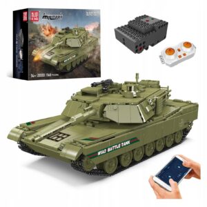 Klocki Mould King 20033 Zdalnie Sterowany Czołg M1A2 1168 el.
