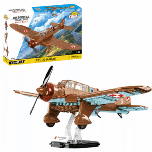 Klocki Cobi 5751 Lekki Bombowiec PZL.23 Karaś 586 el.
