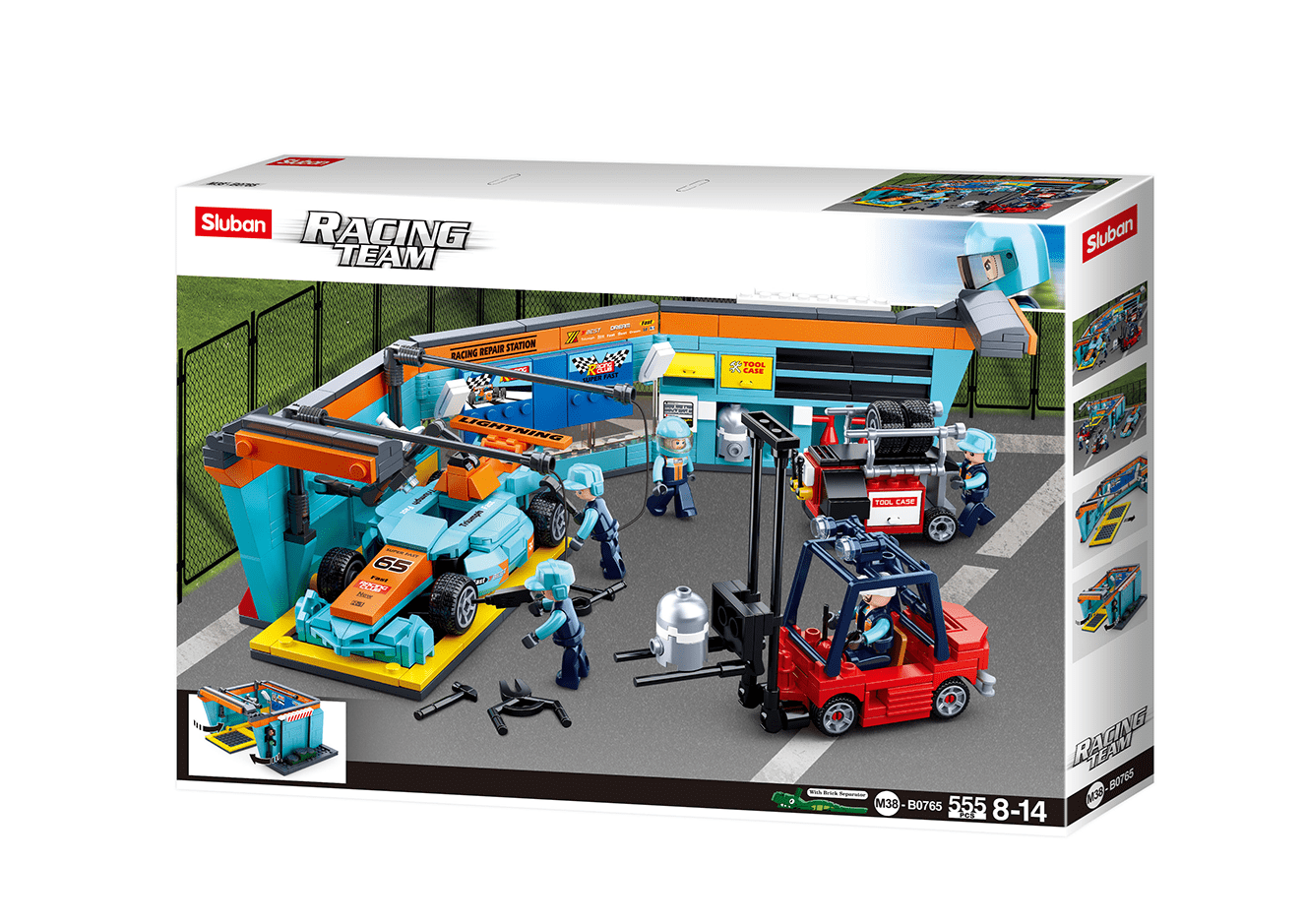 Klocki Sluban M38-B0765 Pitstop Formuła 1 555 el.