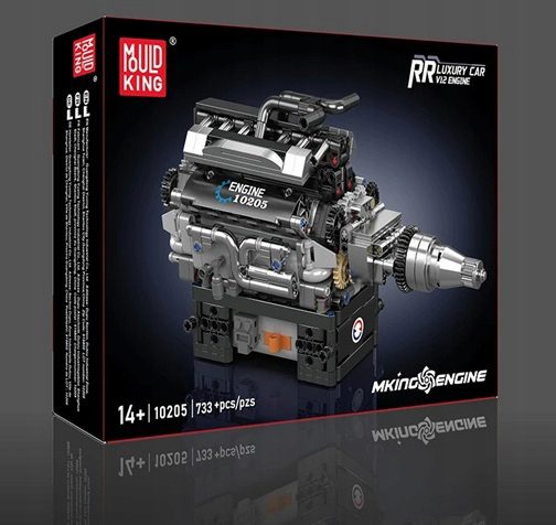 Klocki Mould King 10205 Silnik V12 733 el. - obrazek 7