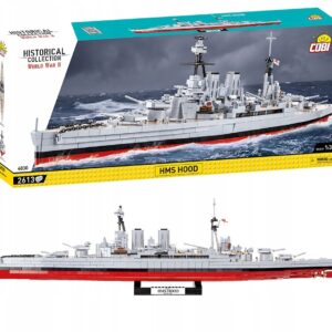 Klocki COBI 4830 HMS Hood Brytyjski Krążownik Okręt Wojenny WWII